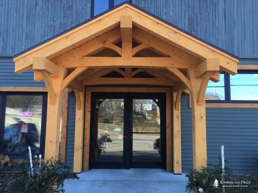 Timber Frame entrance way