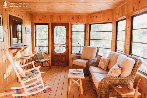 Lake Cabin Porch South