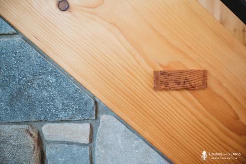 Lake Cabin Stairs Tenon