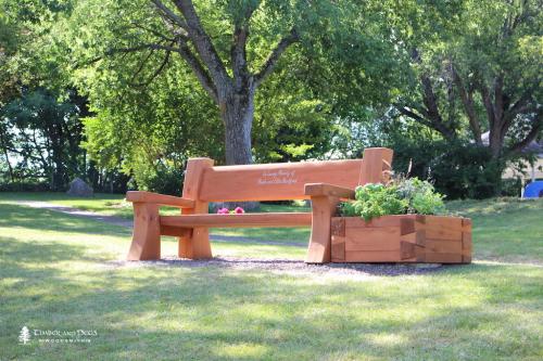 Timber Framed Memorial Bench