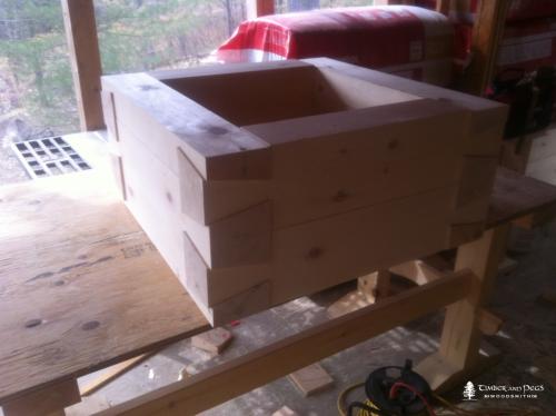 Timber Frame Bench 3