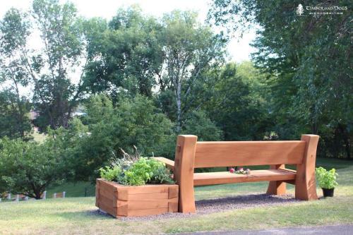 Timber Frame Bench 5