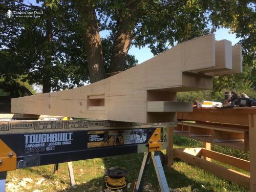 Timber Frame Entranceway 3