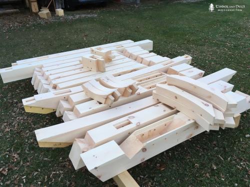 Timber Frame Entranceway 6